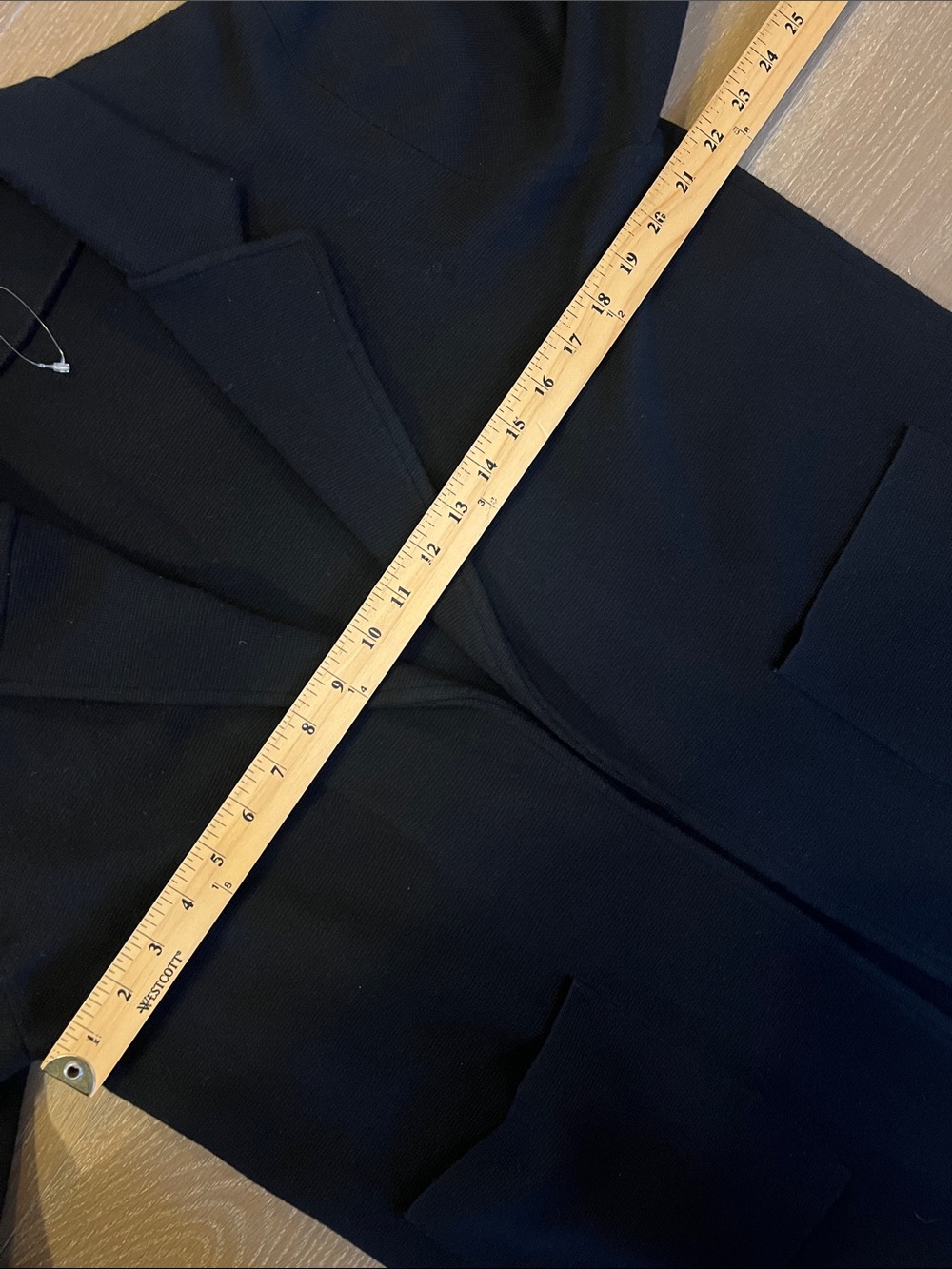 J. Crew 365 Schoolboy Sweater Blazer in Black size large - Picture 6 of 8